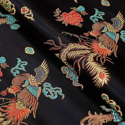Dragon & Phoenix Brocade Fabric: Auspicious Upholstery, Costume, Decor