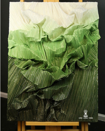Crêpe plissé dégradé : 150 cm de large, polyester rigide, idéal pour la décoration et les costumes à faire soi-même.
