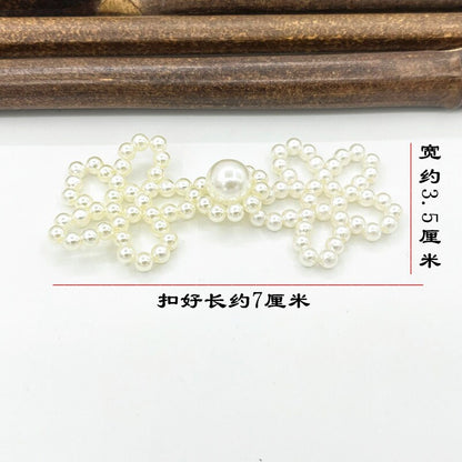 Boutons grenouille en imitation perle : Fermetures nœud chinois Cheongsam