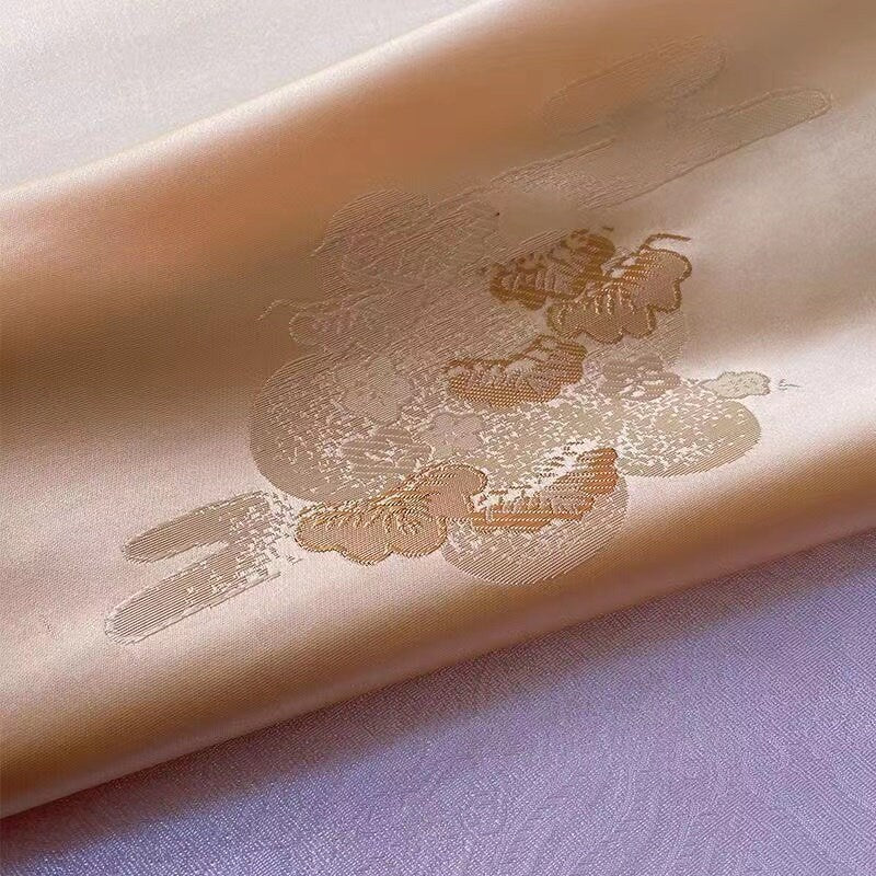 Nishijin Ori Rayon Fabric: Lucky Cloud Jacquard Brocade (59" Wide)
