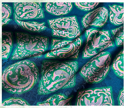 Rayon Jacquard Xiangyun Fabric: Luxury Chinese Dressmaking Material