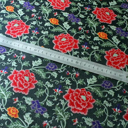 Floral Brocade Fabric: 56" Wide Jacquard Polyester, Cheongsam Qipao Material