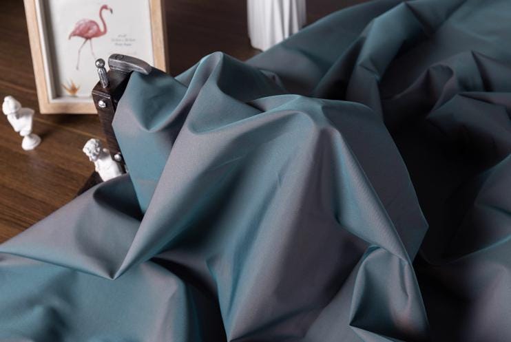 Two-Tone Windbreaker Fabric: Fantasy Color Fashion Coat Material