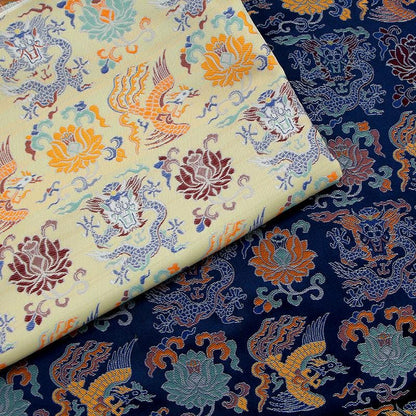 Chinese Brocade Fabric: Song Dynasty Style, 59" Wide