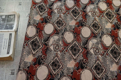 European-Style Jacquard Fabric ��� Round Crest & Scroll Pattern ��� Vest, Waistcoat, Upholstery, Ho"Wide