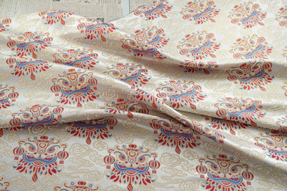 Song Brocade Fabric: Baoxiang Gold Thread Jacquard - Emperor Robe Style