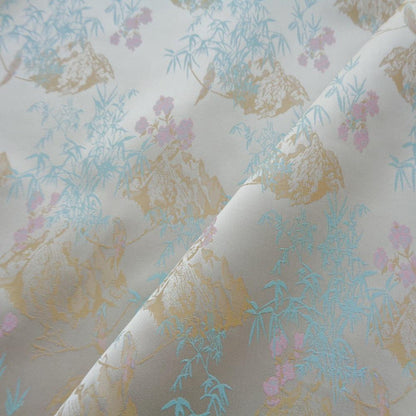 Palace Style Brocade Jacquard Fabric: 59"W Damask for Upholstery & Costume