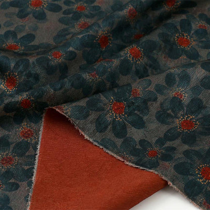Plum Blossom Tea Silk Satin Fabric - 59"W Upholstery, Costume & Decor