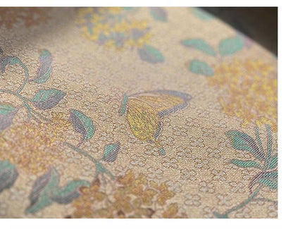Butterfly Brocade Fabric: 59"W Rayon Cheongsam Material