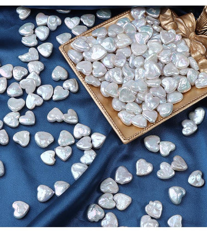 Baroque Heart Freshwater Pearl Beads: Iridescent DIY Jewelry Making