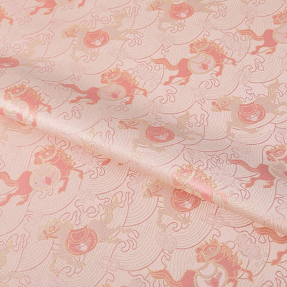 Tissu brocart de soie Song : 55 pouces de large, matériau pour robe tibétaine