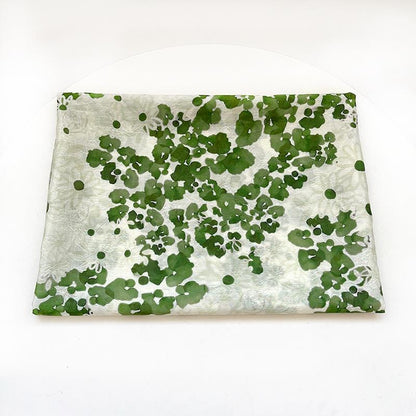 Green Floral Tencel Jacquard Fabric ��� 59 inch Wide Sewing Ma
