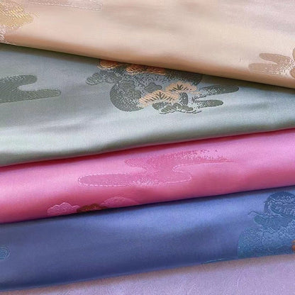 Nishijin Ori Rayon Fabric: Lucky Cloud Jacquard Brocade (59" Wide)