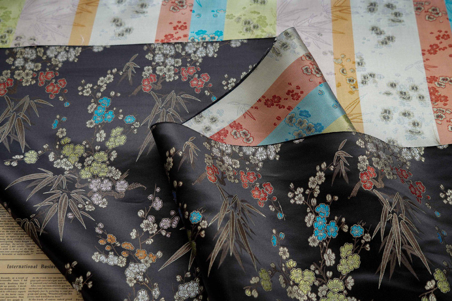 Plum Blossom Brocade Fabric: Chinese Cheongsam Cushion Material