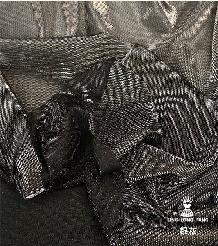 Galaxy Shiny Knitted Fabric: 57"W Designer Cosplay Material