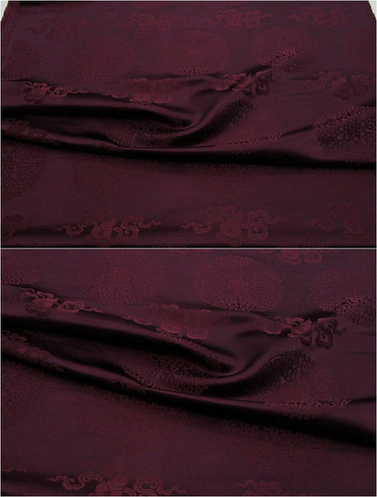 Chinese Brocade Fabric: Jacquard Silk Rayon Blend, Sewing Material