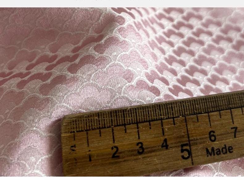 Nishijin Japanese Brocade Fabric: Fish Scales, Gold Thread (59" Width)
