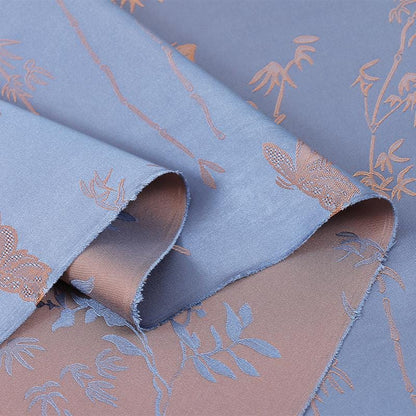 Two-Tone Jacquard Satin Fabric: 59"W Digital Print Rayon Blend