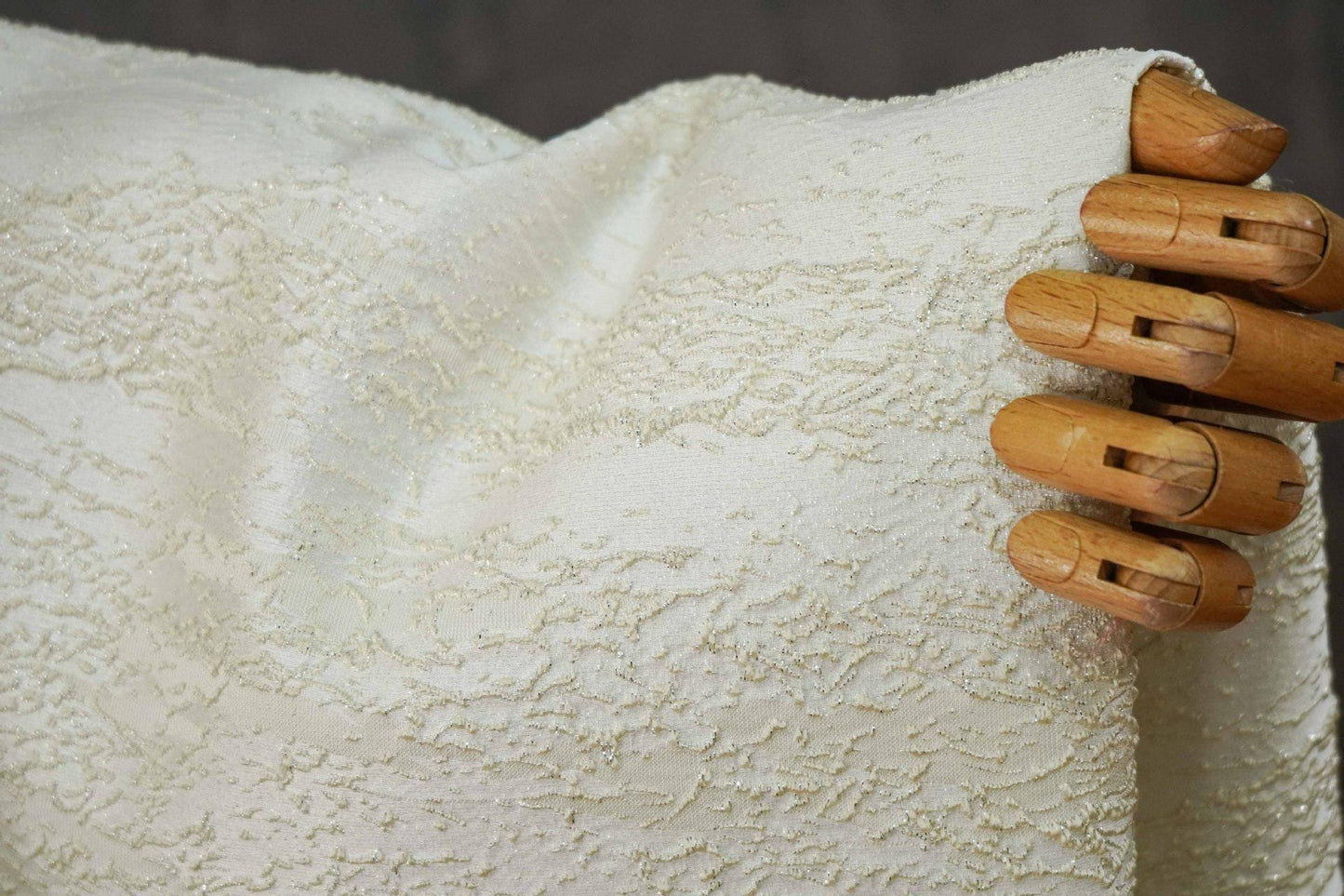 Irregular Textured Jacquard Fabric ��� 3D Granule Surface ��� Vintage Style Upholstery & Sewing "Wide