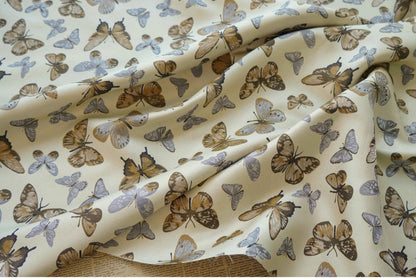 Butterfly Jacquard Fabric: Polyester Upholstery, Costume, Decor - 64" W