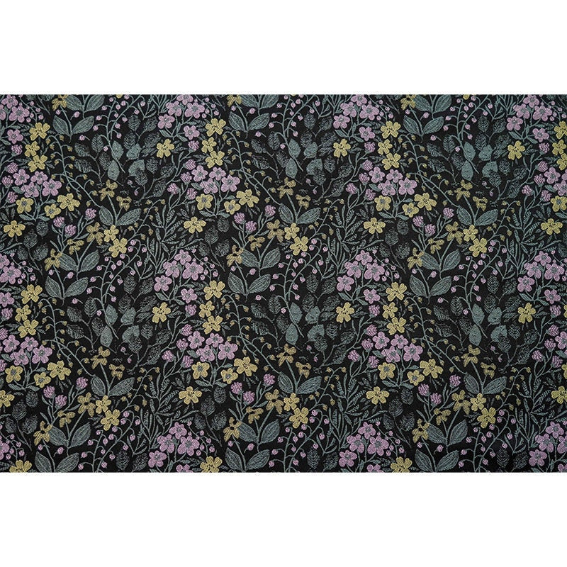 Floral Jacquard Woven Fabric: Country Style Upholstery, 57"W