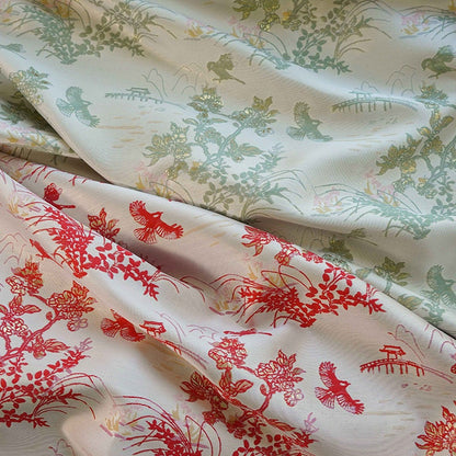 Gold Thread Jacquard Fabric: 3D Upholstery, Costume, Decor - 60"W