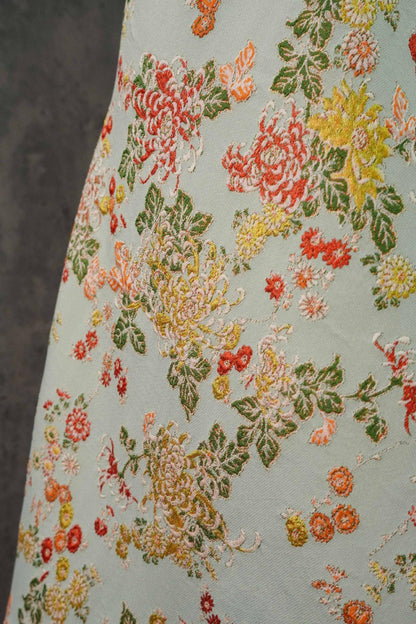 Bana Jacquard Fabric: 3D Texture, Rayon Polyester Blend, 55" Wide