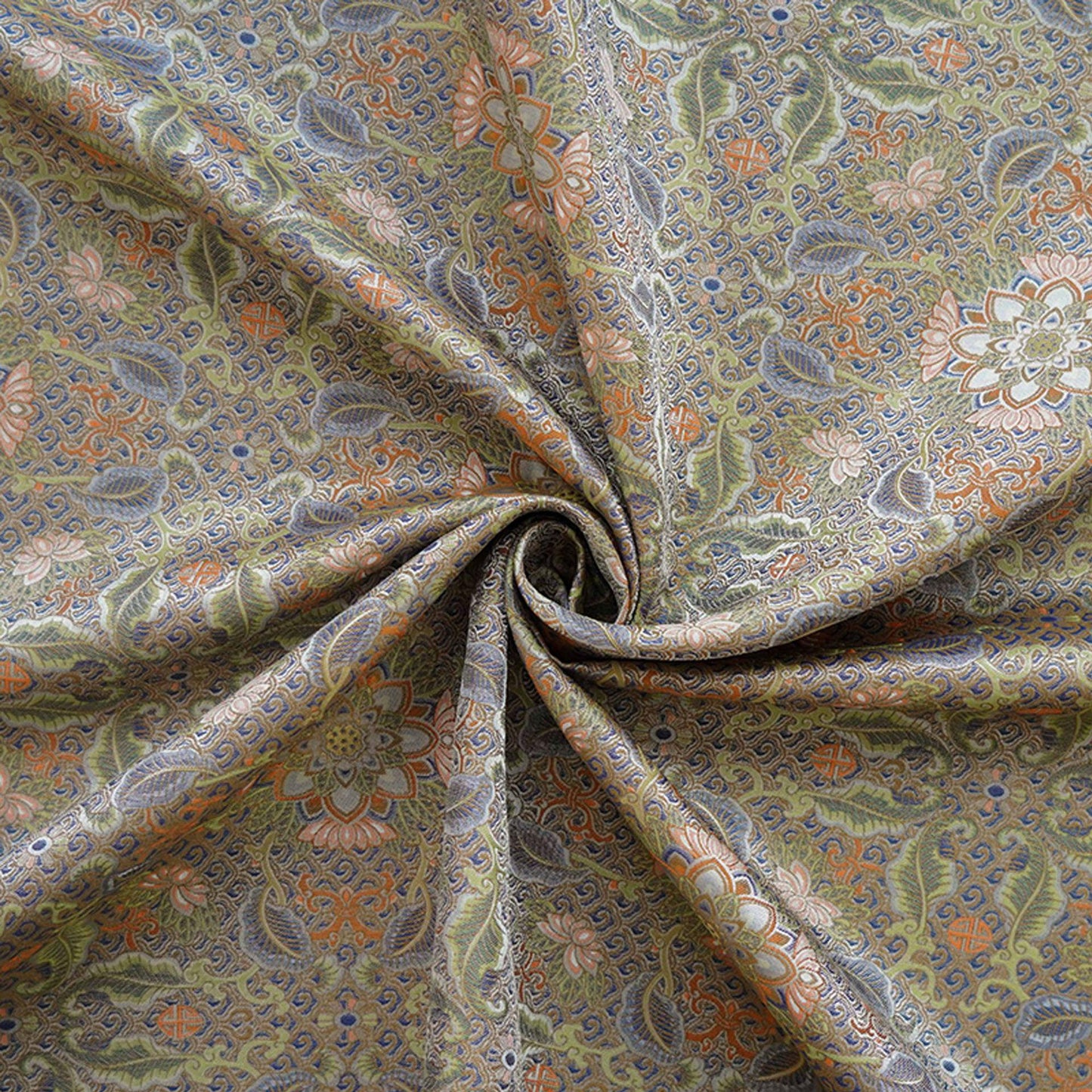 Dunhuang Baoxiang Brocade Fabric: Floral Upholstery, Costume, Drapery