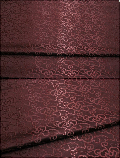 Cloud Brocade Fabric: Turquoise Jacquard, Costume Dress Material - By The Meter