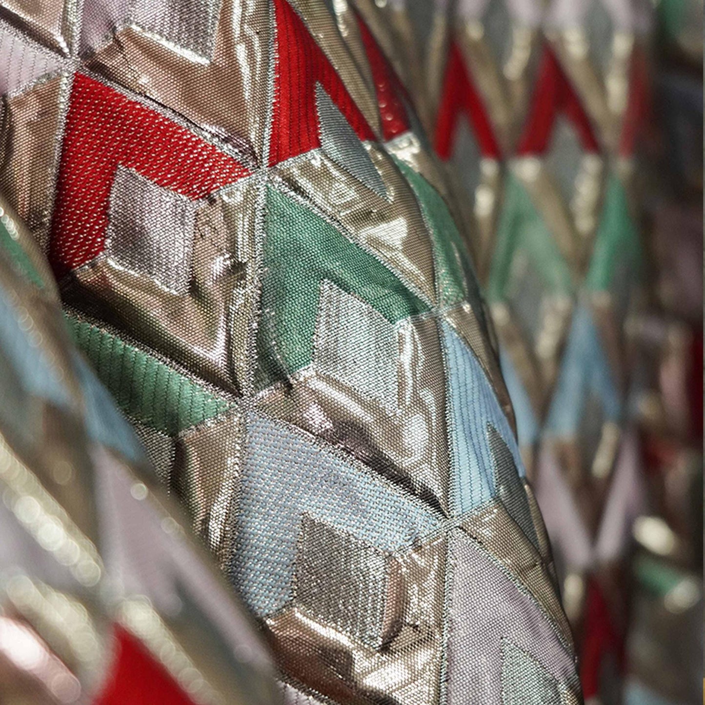 Gold Thread 3D Jacquard Fabric: 60"W Cheongsam Qipao Material