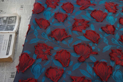 European 3D Embossed Paisley Jacquard Fabric ��� Decorative Textile for Home Dec" Wide