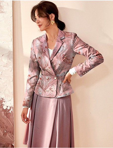Butterfly Jacquard Fabric: 57"W Polyester Upholstery & Costume