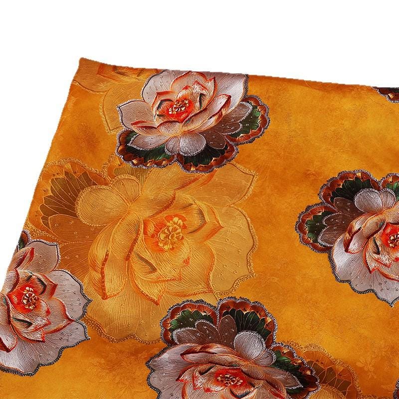 Tissu Shantung en viscose : 100 % rayonne, largeur 147 cm (58 po) - Couture, costumes, décoration