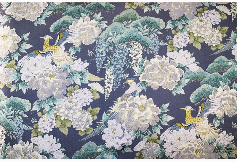 Phoenix Jacquard Fabric: 3D Embossed Upholstery, Costume, Decor - 57"W