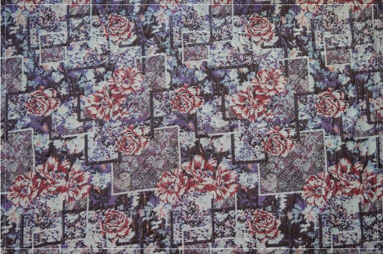 Floral Gold Thread Jacquard Fabric: 55"W Designer Upholstery