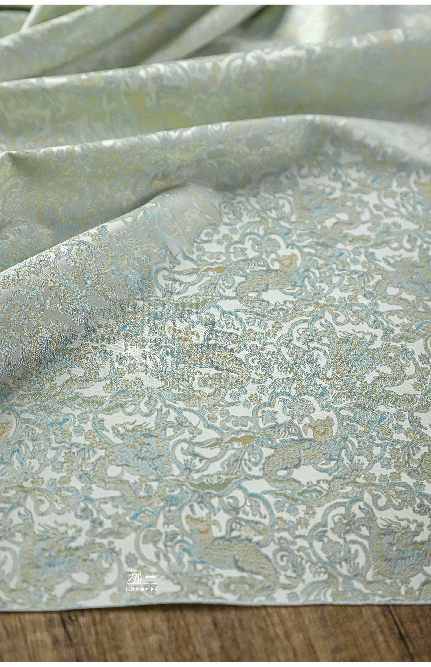 Dragon Jacquard Fabric: 58"W Polyester Designer Fabric