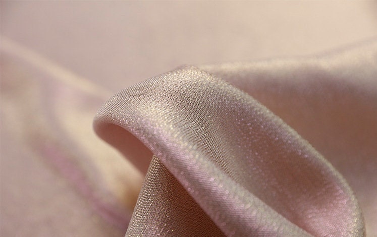 Aurora Mirage Polyester Fabric: Two-Tone Discolored Sewing Material (57"W)