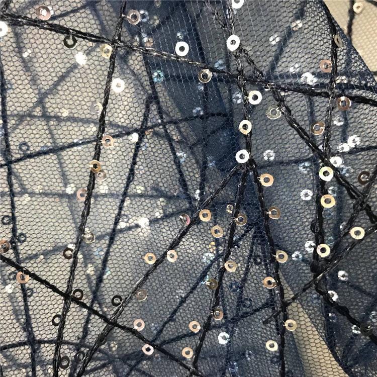 Sparkling 3mm Sequin Mesh Fabric ��� Costume & Apparel Fabric by th