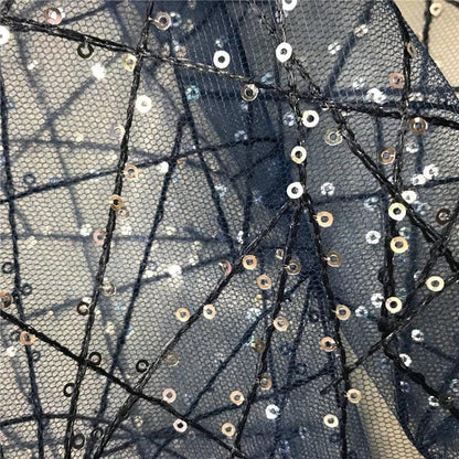 Sparkling 3mm Sequin Mesh Fabric ��� Costume & Apparel Fabric by th