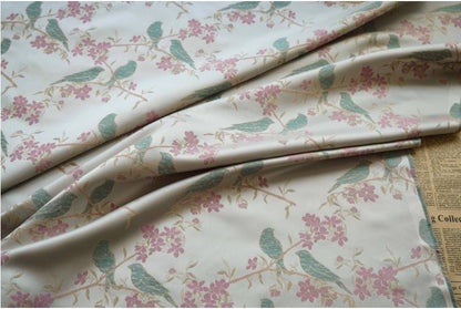 Mandarin Duck Jacquard Fabric: Chinese Style Upholstery, Costume, Drapery (59"W By 1 Meter)
