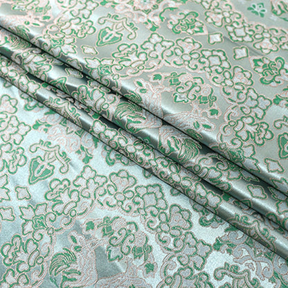 Damask Weaving Fabric: 59"W Rayon Blend, Butterfly Pattern