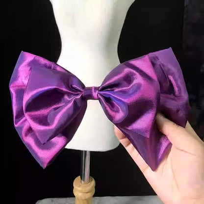 Custom Big Organza Bow Sash: Wedding Dress or Hair Accessory