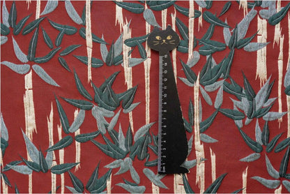 Tissu jacquard en bambou tissé : style peinture à l’huile, 152 cm de large