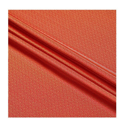 Nishijin Ori Fabric: Japanese Wedding Brocade with Small Grid Jacquard (29.5"W)