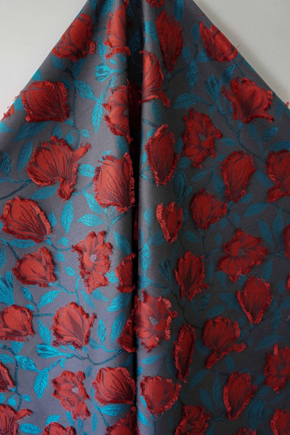 European 3D Embossed Paisley Jacquard Fabric ��� Decorative Textile for Home Dec" Wide
