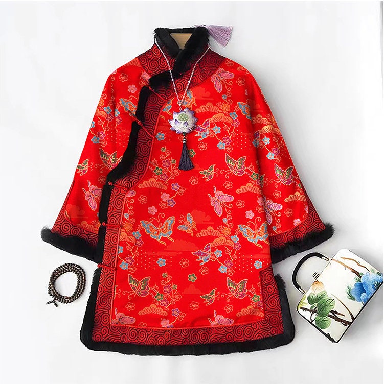 Butterfly Jacquard Brocade Fabric: Traditional Rayon Sewing Material