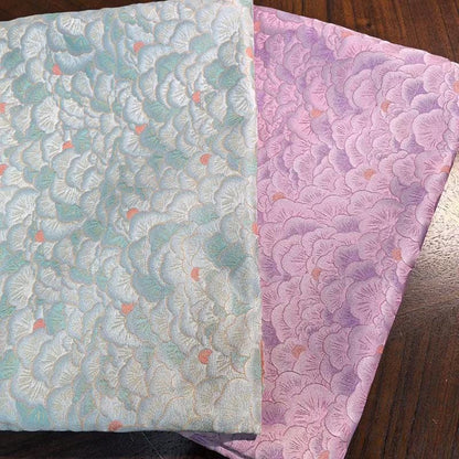 Nishijin Woven Jacquard Fabric ��� Japanese Eight-Treasure Kaleidoscope Patte" wide