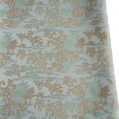 Brocart de soie chinois ancien : ameublement et couture, 150 cm de large
