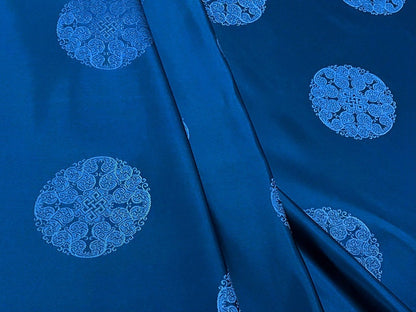 Mint Green Silk Brocade Fabric: Chinese Cheongsam Costume Material