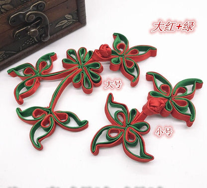Handmade Chinese Knot Buttons: Cheongsam Sewing Fasteners